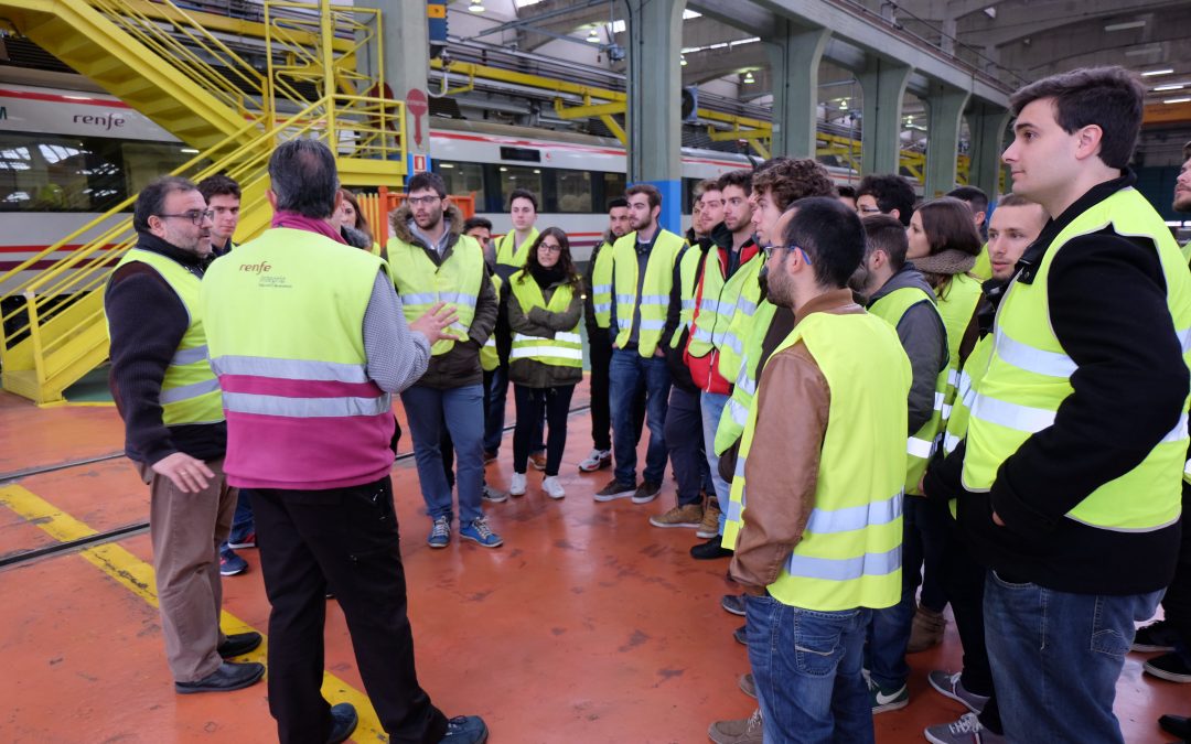 Visita a los talleres de RENFE del Grado de Ingeniería Mecánica