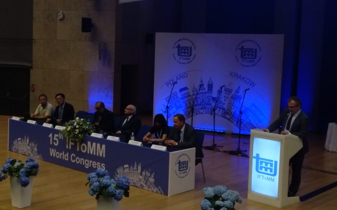 El grupo maqlab asiste al congreso mundial del IFToMM